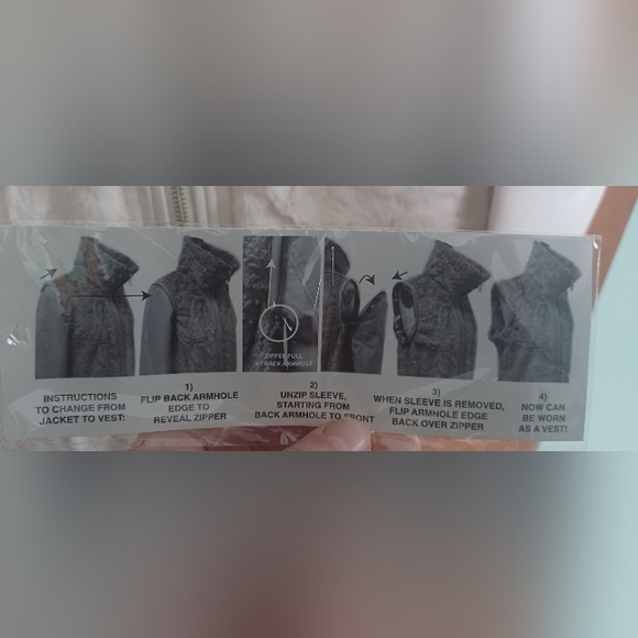 Dennis Basso Women's Sterling Ivory Faux Fur/leather Jacket Size XS - Picture 4 of 10